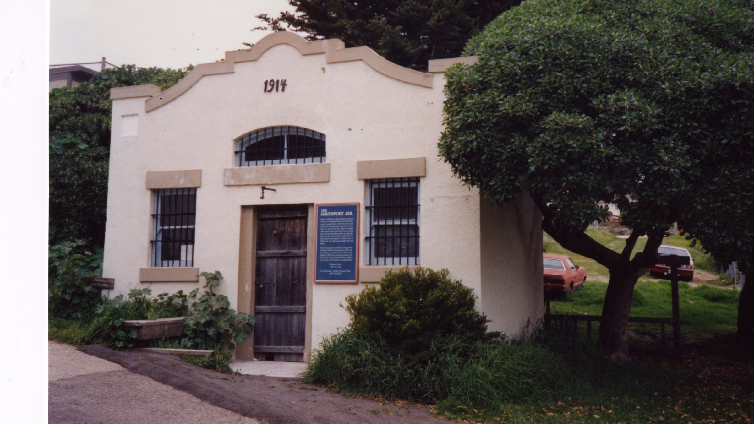 Image of the Davenport Jail in Santa Cruz, CA. Date unknown.